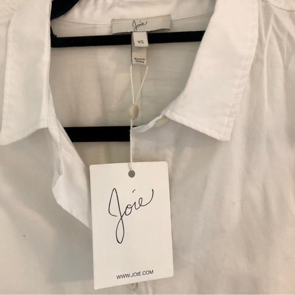 JOIE | NWT white button down dress - Picture 6 of 6
